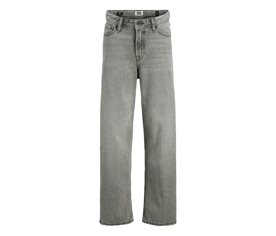 Szürke Jack&Jones JJOrginial Alex farmernadrág, laposan fektetve.