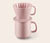 Kávésbögre filterrel, rózsaszín