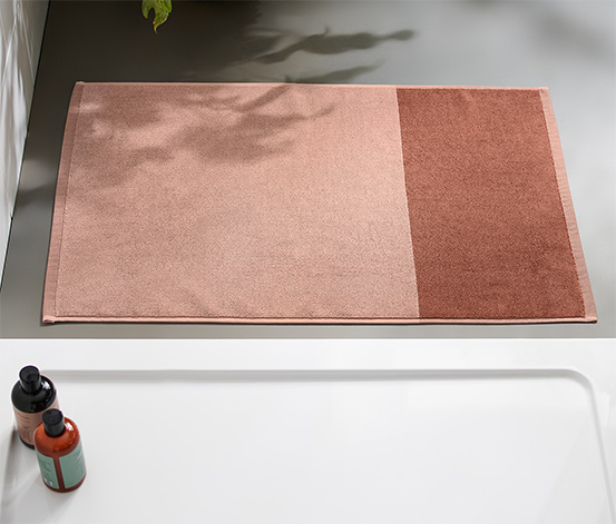 Jacquard fürdőszobaszőnyeg, rózsaszín, 50x80cm