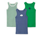 3 kisfiú trikó, csíkos/kék/zöld
