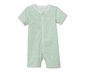 2 kisgyerek rövid pizsama szettben, kék/zöld