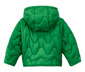 Kisgyerek steppelt kabát, zöld