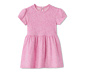 2 kislány ruha szettben, mintás, világoskék/rózsaszín
