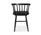 Windsor szék, fekete