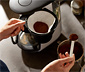 Tchibo „Let's Brew” filteres kávéfőző, szürkéskék