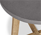 Kerti kisasztal, beton hatású/eukaliptusz