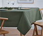 Jacquard asztalterítő, zöld, 6 személyes