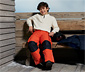 Fiú snowboard nadrág, narancssárga