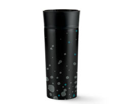 Coffee-to-go bögre, hybrid fekete