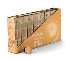 Cafissimo Flavoured Espresso – Carrot Nut Cake 80 kávékapszula