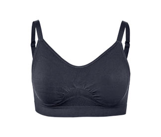 Női seamless sportmelltartó, sötétkék