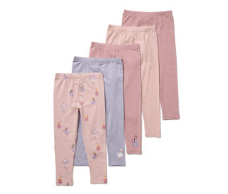 5 gyerekleggings, hercegnős