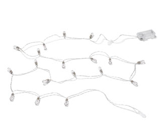 Kültéri LED-es égősor, 18 villanykörte