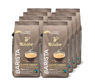 Tchibo Barista Caffé Crema 8 x 1 kg