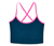 Lány bustier sportmelltartó, sötétkék