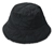 Kifordítható kalap, fekete
