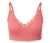 Női seamless bustier melltartó, korall