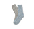 2 pár kötött zokni szettben, kék/szürke 