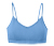 Női bustier melltartó, bordázott, világoskék