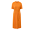 Női dzsörzéruha, megkötős, narancssárga