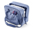 Varrógéptartó táska, batikolt, kék