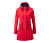 Kapucnis softshell kabát, piros