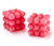 2 bubble gyertya, rózsaszín