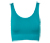 Varrásmentes bustier sportmelltartó, türkiz