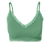 Női seamless bustier melltartó, zöld