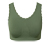 Női seamless bustier melltartó, olívazöld
