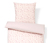 Kétoldalas renforcé ágynemű, mintás, rózsaszín, kétszemélyes