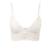 Női bustier melltartó, csipkés, krém