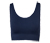 Varrásmentes bustier sportmelltartó, kék