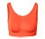 Női seamless bustier melltartó, narancspiros