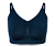 Női bustier sportmelltartó, sötétkék