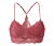 Női bustier melltartó, csipkés, mályva