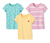 3 kislány póló szettben, különböző minták