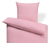 Lenvászon ágynemű, rózsaszín, egyszemélyes méret
