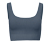 Női bustier sportmelltartó, sötétkék