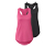 2 női funkcionális sporttop szettben, pink/fekete