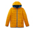Gyerek kifordítható steppelt kabát, sárga