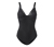 Női body, microtouch, csipkés, fekete