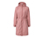 Női könnyű parka kabát, rózsaszín