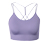 Női bustier sportmelltartó, világoslila