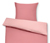 Kétoldalas pamut-Tencel ágynemű, rózsaszín, kétszemélyes 