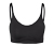 Női bustier sportmelltartó, antracit
