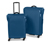 2 összekapcsolható textilbőrönd szettben, kék