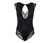 Női csipkés body, microtouch, fekete