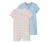 2 kisgyerek egyrészes pizsama, rövid