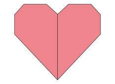 Hogyan készítsünk origami szívet?
